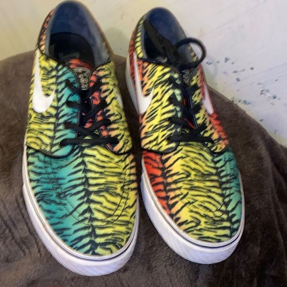 Nike Zoom Stefan Janoski Sz 12 CNVS Tiger Pack Canvas Skateboarding  Shoes - Picture 2 of 11